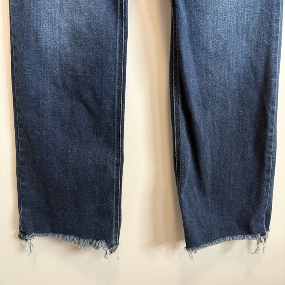 JUDY BLUE 16W High Waist Double Button Frayed Hem Bootcut Denim Jeans 16 W - Picture 5 of 11